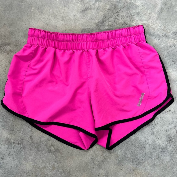 Reebok Pants - Reebok Speedwick Pink Small Elastic Waist Athletic Shorts
